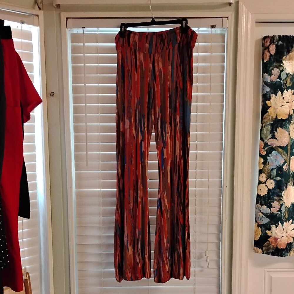 EARTHBOUND TRADING COMPANY PANTS. Multi-color -- Groovy!